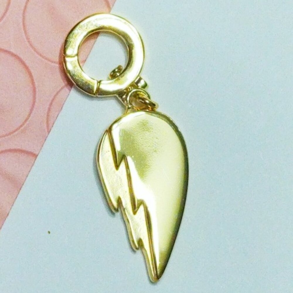 Gorjana Parker Charm Heartbreaker Half Heart 18K Gold Plated